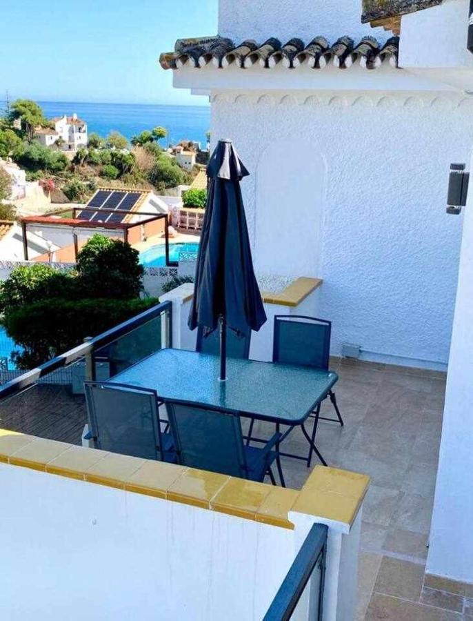 Apartamento 2 En Chalet Con Vista Abierta Al Mar Málaga Exterior foto